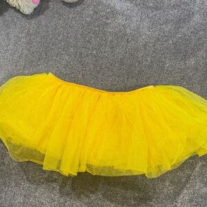 Amscan Vibrant Yellow Tulle Mini Skirt